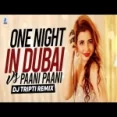 One Night In Dubai Vs Paani Paani (remix) Dj Tripti Dubai