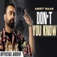 Dont You Know - Amrit Maan Ringtone